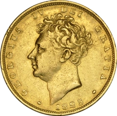 George IV Bare Head 1825 - 1830