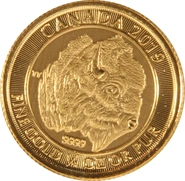 2019 1/4oz Canadian Buffalo Gold Coin