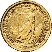 2018 1/10oz Gold Britannia Coin