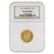 1911 Proof Gold Sovereign Coin NGC PF64