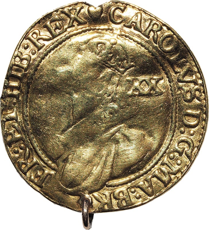 Charles I Unite Gold Coin - Fair