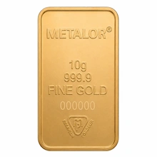 10g Gold Bar Metalor