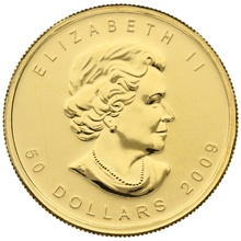 2009 Canadian Maple Leaf Gold Coin 1oz