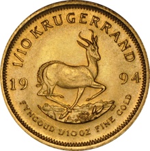 1994 1/10oz Krugerrand Gold Coin