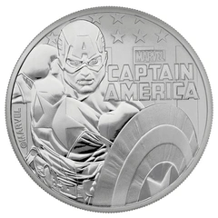 2019 Captain America Silver Coin 1oz