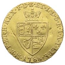 1788 Gold Half Guinea Coin George III
