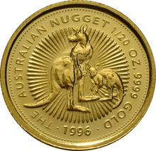 Twentieth Ounce Gold Australian Nugget Best Value
