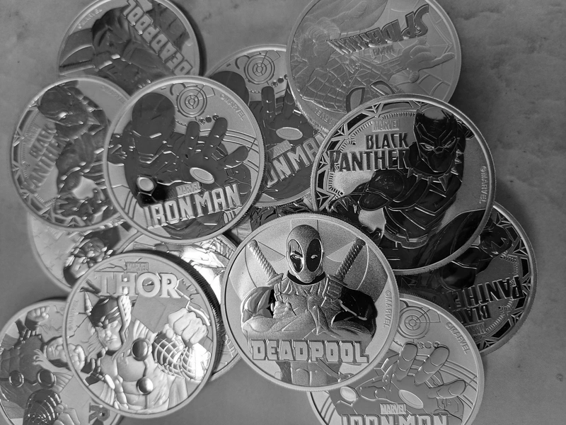Second Hand Perth Mint 1oz Marvel Silver Coins