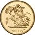2016 Proof Gold Half Sovereign Elizabeth II Fifth Head
