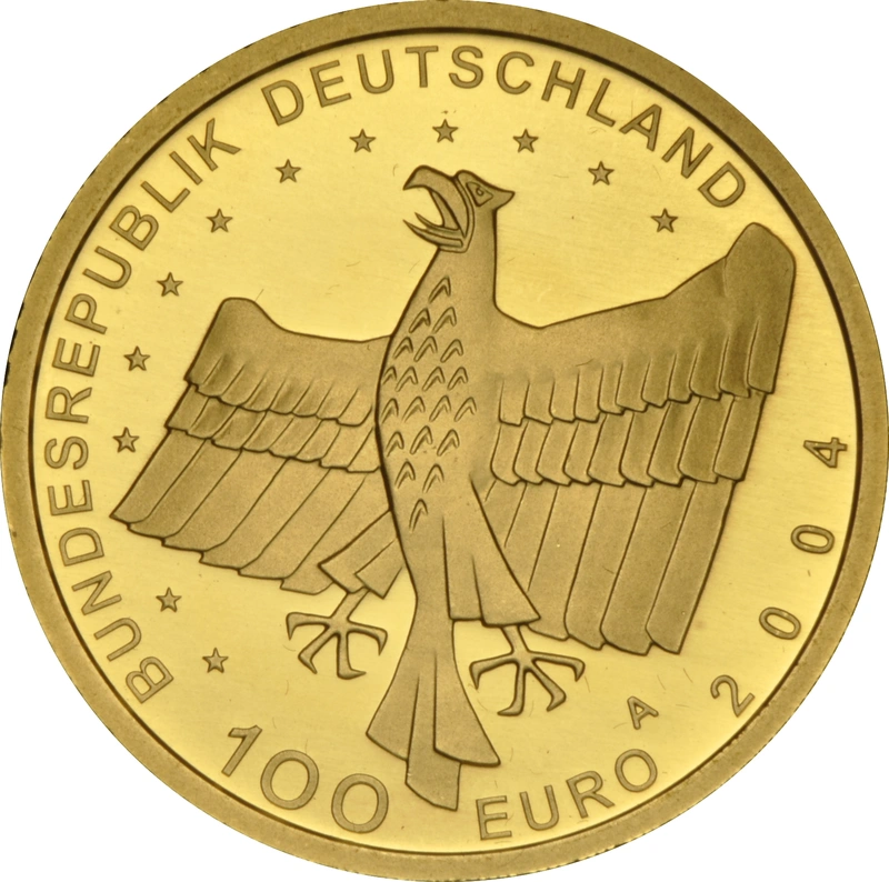 Proof German 100 Euro Gold Coin 1/2oz