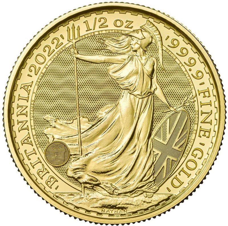 2022 1/2oz Gold Britannia Coin