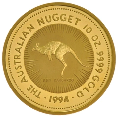 1994 10oz Australian Kangaroo Gold Nugget Coin