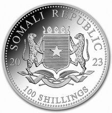 2023 1oz African Wildlife Leopard Silver Coin