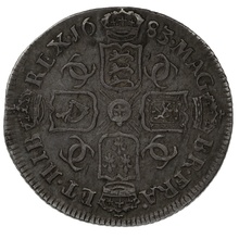 1683 Silver Sixpence Coin Charles II