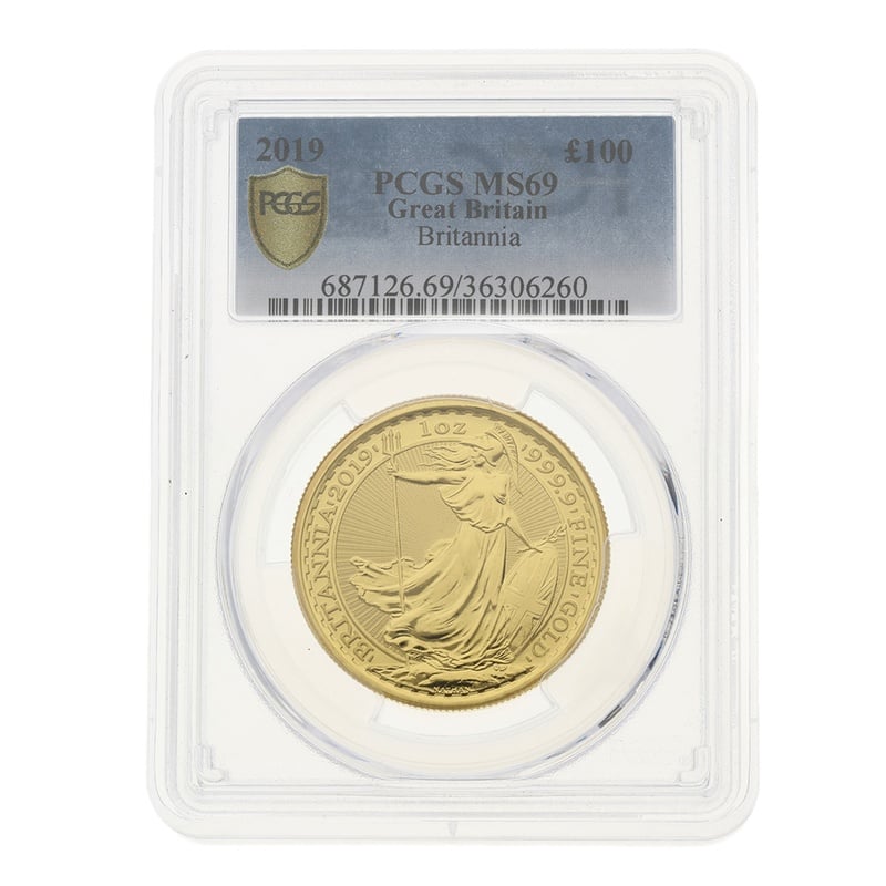 2019 Gold Britannia Coin 1oz PCGS MS69