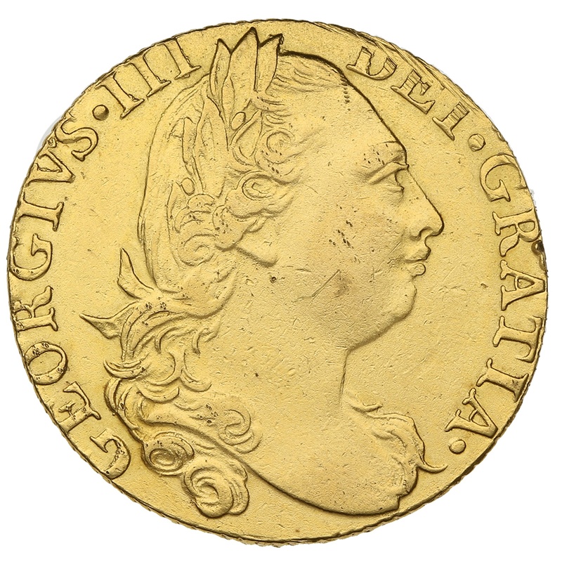 1776 George III Milled Gold Guinea