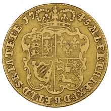 1745 Gold Guinea Coin George II