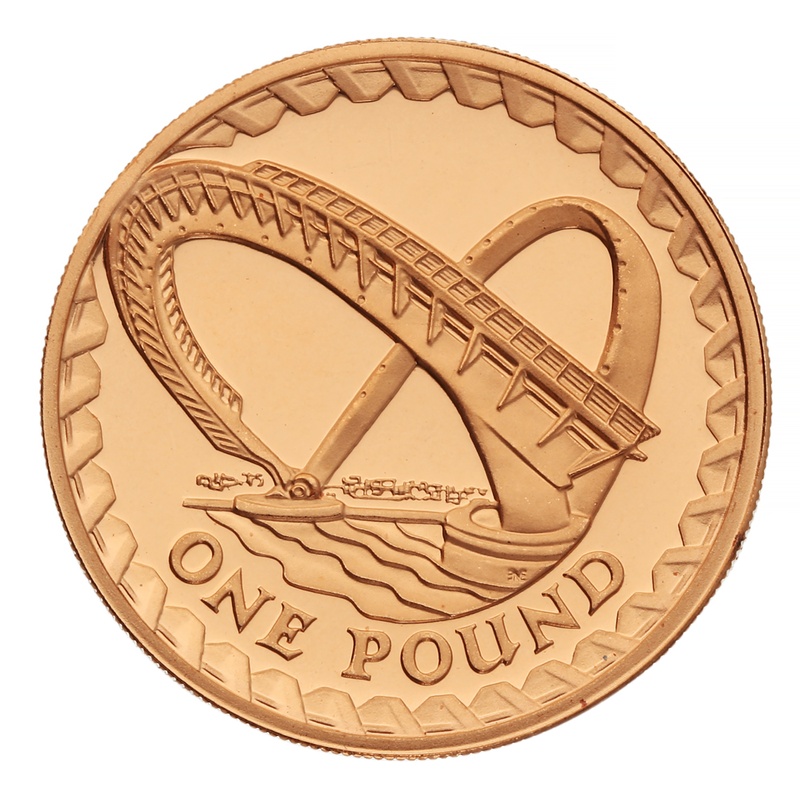 £1 One Pound Proof Gold Coin - Bridges -2007 Millennium