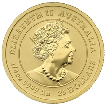 2020 Year of the Mouse Gold Coin 1/4oz Perth Mint Australian Lunar Series