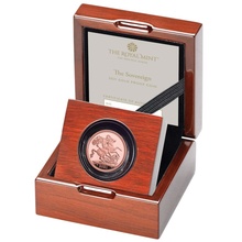 2021 Proof Gold Sovereign Boxed
