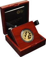 2016 Proof Year of the Monkey Gold Coin 1oz Royal Mint Lunar Series Boxed