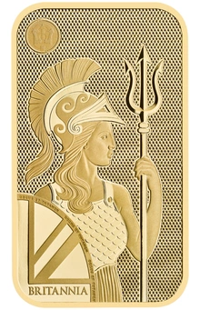 NEW 50g Gold Britannia Minted Bar