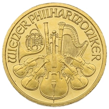 2002 1/10oz Austrian Gold Philharmonic Coin