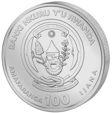 2023 Rwanda Crocodile African Ounce 1oz Silver Coin