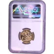 1937 Proof Gold Sovereign Coin George VI NGC PF65