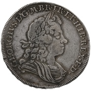 1715 George I Silver Halfcrown