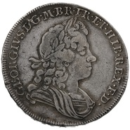 1715 Silver Half Crown Coin George I