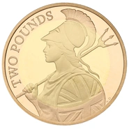 2015 Proof £2 Coin Gold Double Sovereign Definitive Britannia