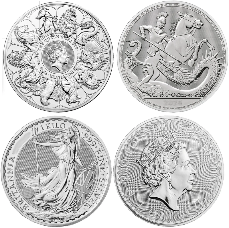 Second Hand 1kg RM Silver Coin CGT Free (£500)