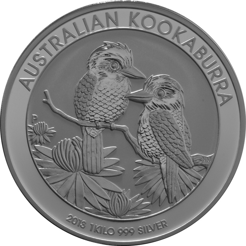 2013 1kg Kilo Silver Kookaburra Coin
