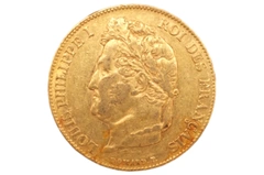 1834 20 French Francs - Louis-Philippe Laureate Head - A