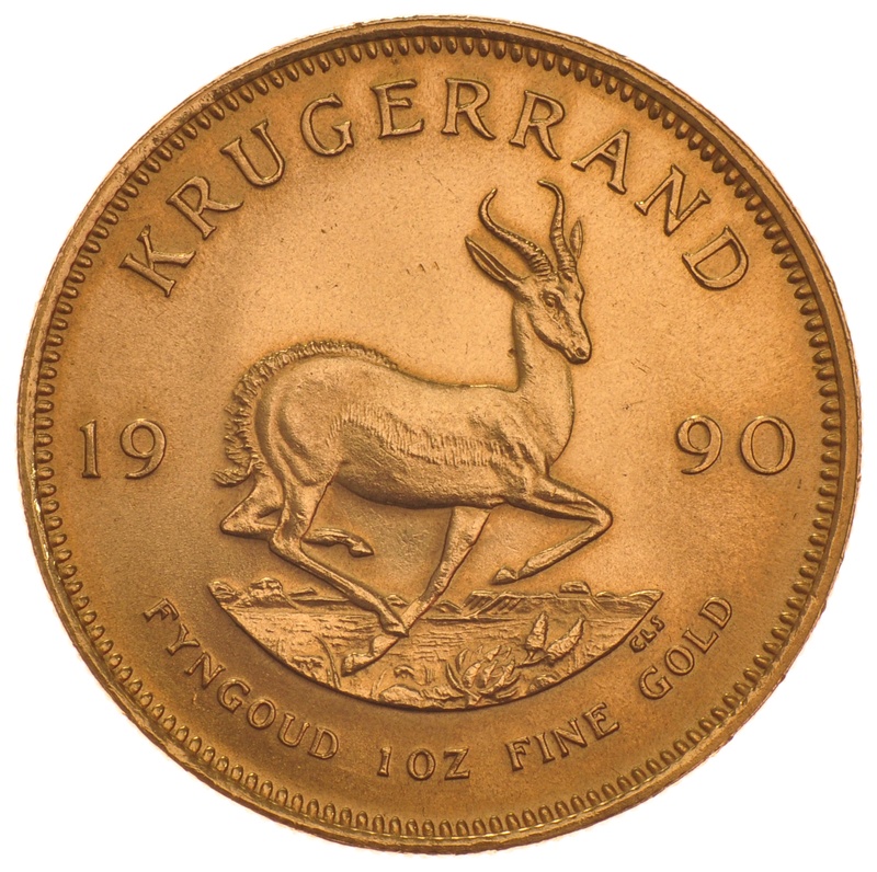 1990 Krugerrand Gold Coin 1oz