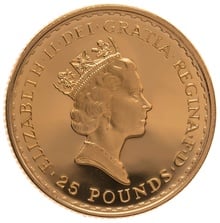 1987 Proof 1/4oz Gold Britannia Coin