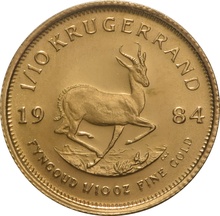 1984 1/10oz Krugerrand Gold Coin