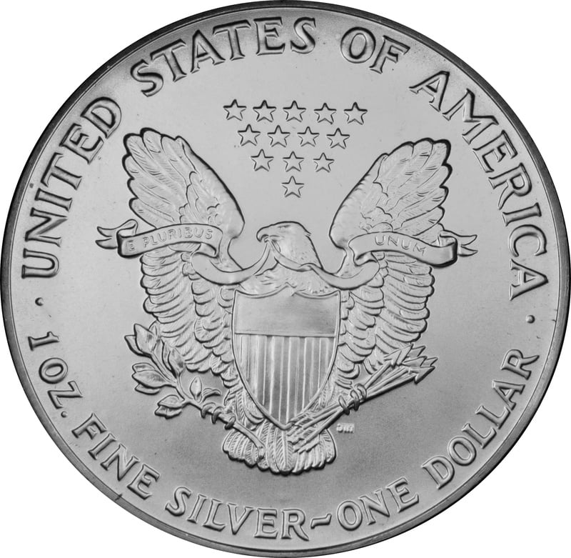 2002 1oz American Eagle Silver Coin