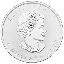 2020 Canadian Silver Maple Leaf Coin 1oz