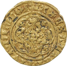 Quarter Noble Gold Coin Edward III Good Fine