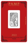 10g Silver Bar 2022 Year of the Tiger Bar PAMP