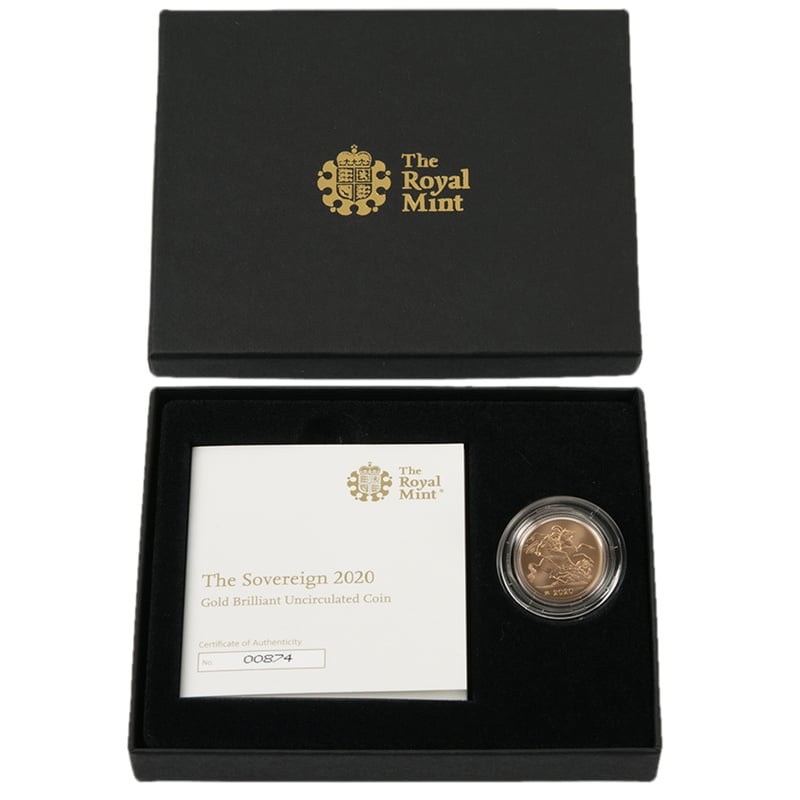 2020 Gold Sovereign Brilliant Uncirculated (Boxed)