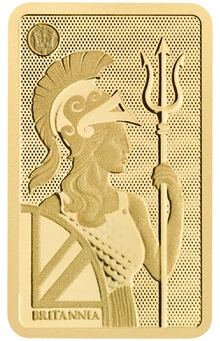 NEW 1g Gold Britannia Minted Bar