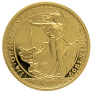 1999 Quarter Ounce Proof Britannia Gold Coin