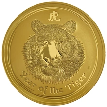 2010 Year of the Tiger Gold Coin 1kg Perth Mint Australian Lunar Series