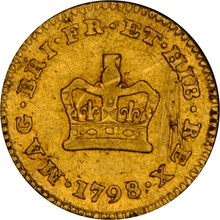 1798 1/3 Guinea Gold Coin George III