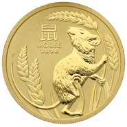 2020 1oz Perth Mint Year of the Mouse Gold Coin