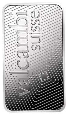 50g Palladium Bar Valcambi 