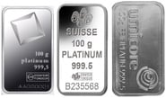 Second Hand Platinum 100g Bar